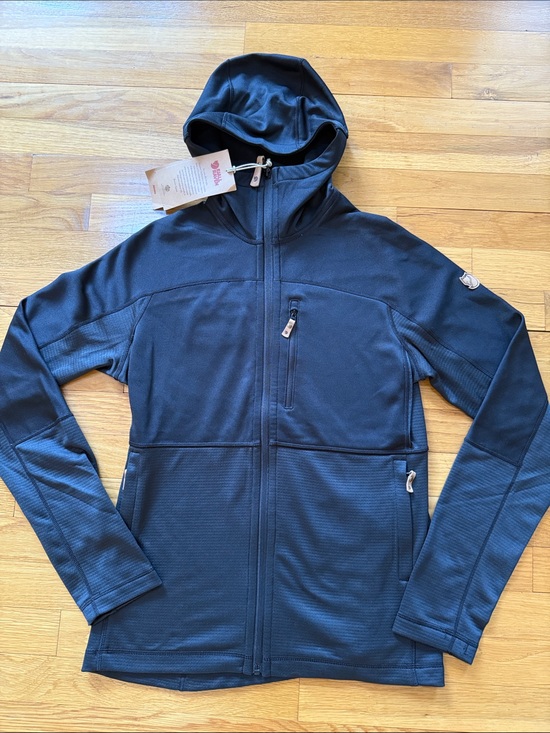 Fjallraven Jackets & Blazers - Fjallraven Black Hooded Lightweight Shirt Jacket